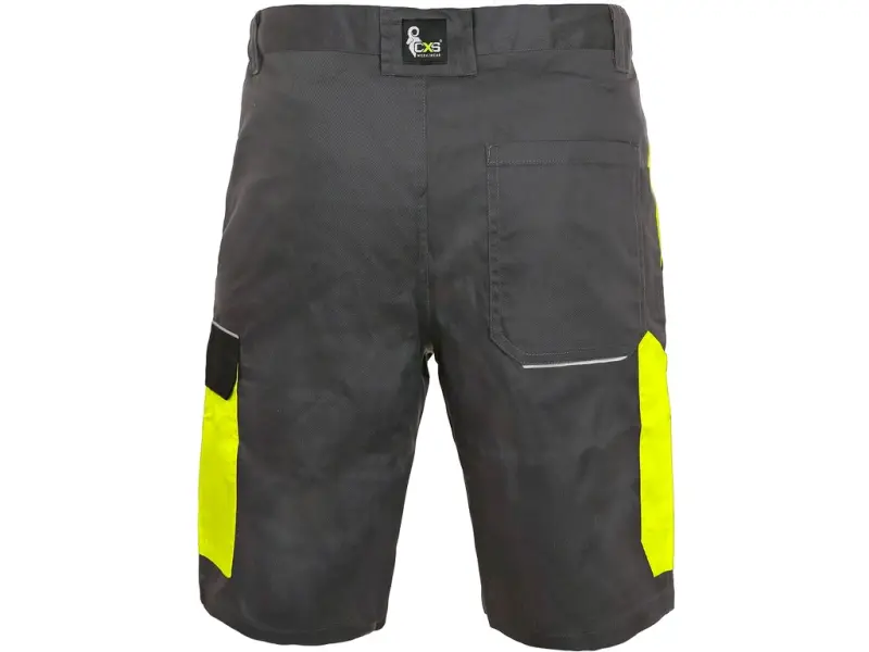 Kraťasy CXS PHOENIX ZEFYROS, pánské, šedo-žluté, vel. 54